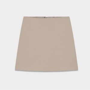 Aritzia Wilfred Tan Mini Skirt